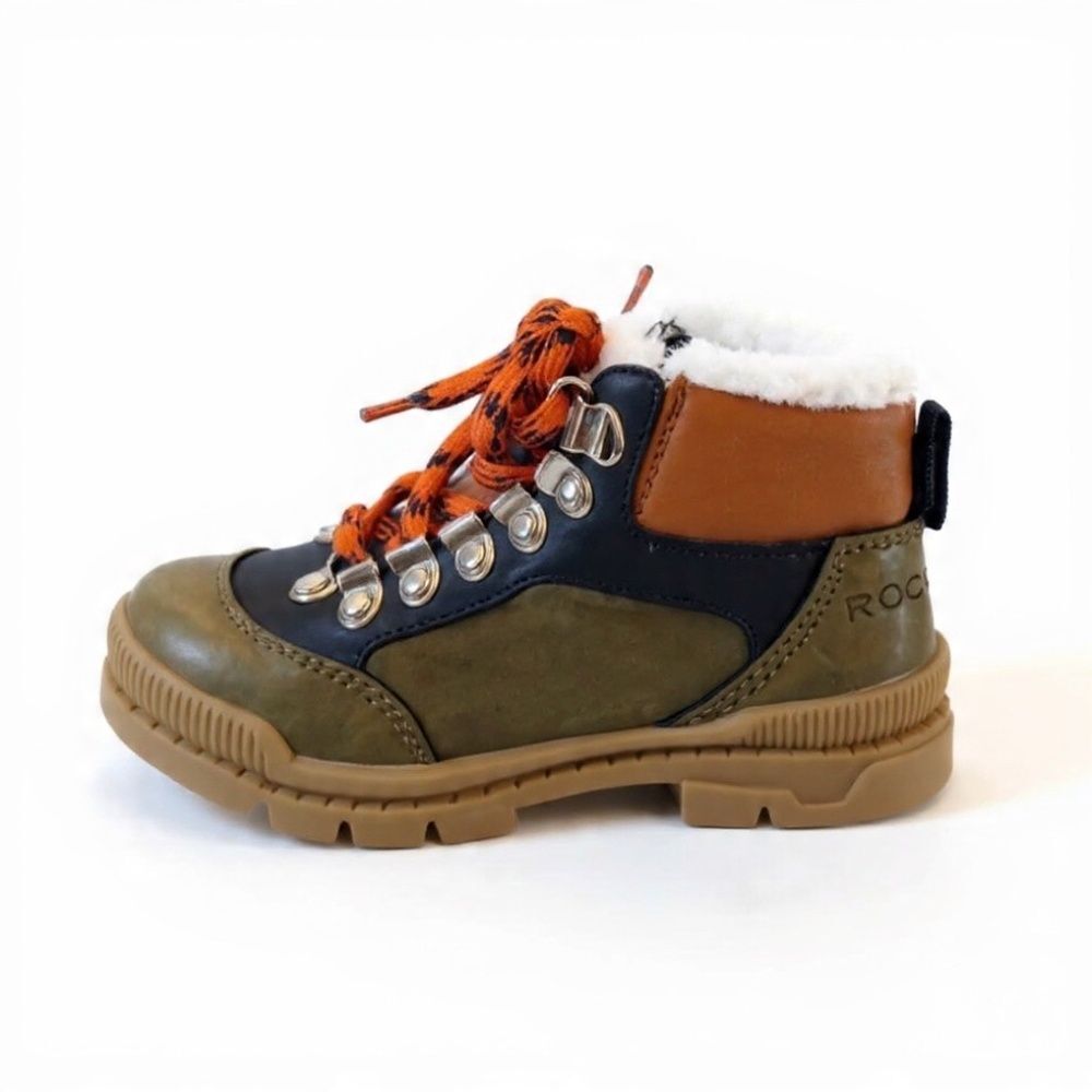 Rockport Toddlers Winter Boots With Fur Lining Size 5.